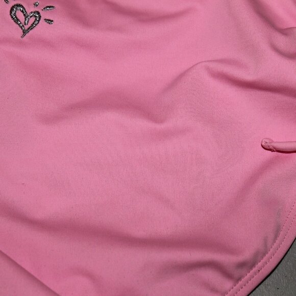 Pink 2 Pcs Justice Tankini Swimsuit Size 14 - Picture 9 of 11